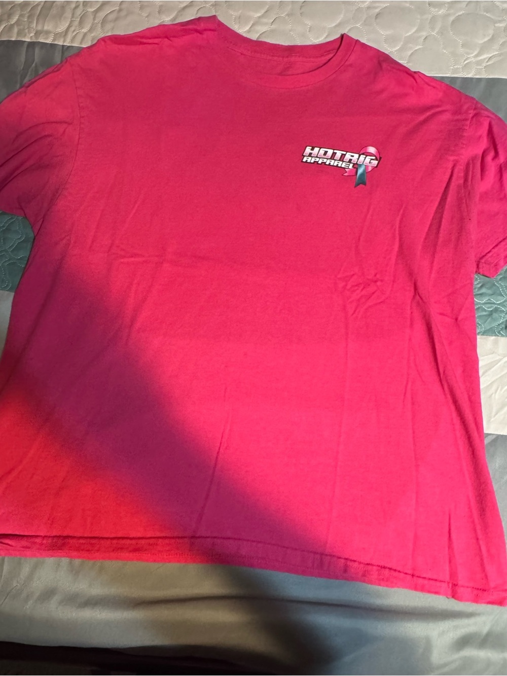 Men's Short Sleeve T-Shirt in Hot Pink